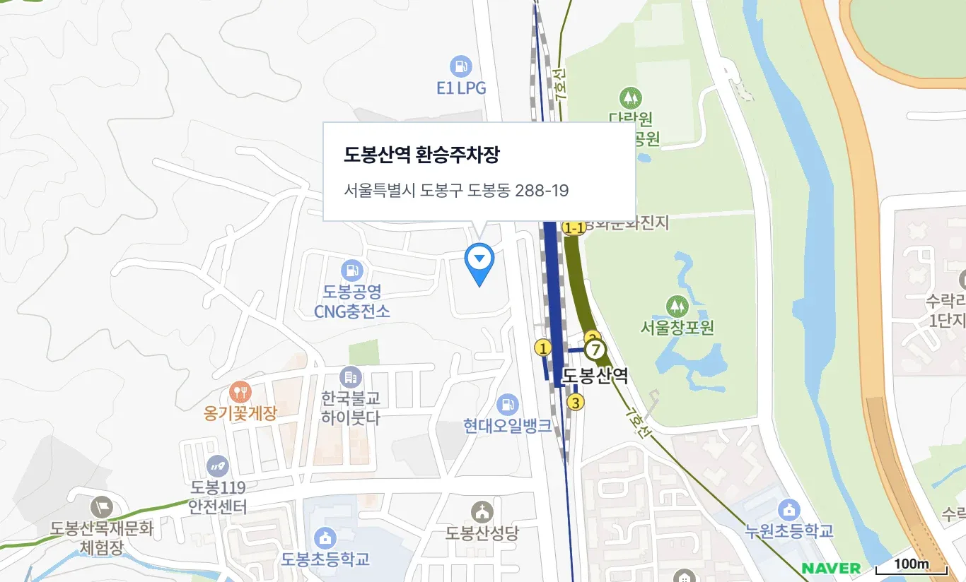 경기 북부 운전자들의 구원투수, 도봉산역 환승주차장